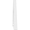 Ekena Millwork Pitch Cena Architectural Grade PVC Gable Pediment, 36"W x 9"H x 1"P (6/12) GPP036X009X100CEN - alternate 3